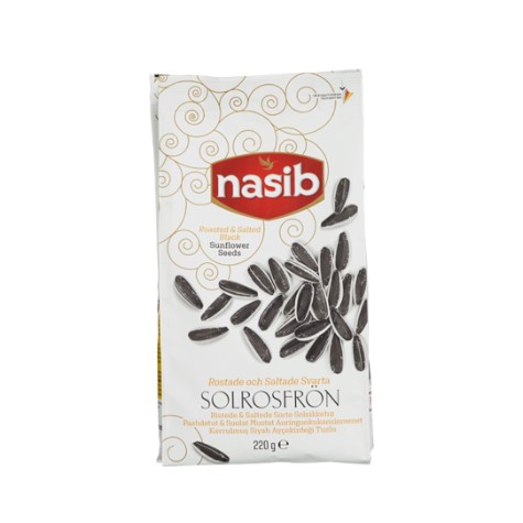 Nasib Svarta Solrosfrön R&S 220g